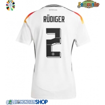 Maglie da calcio Germania Antonio Rudiger #2 Prima Maglia Femminile Europei 2024 Manica Corta